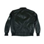 Collared Aviator Leather Airforce Jacket For Men - Image 2