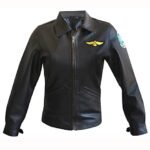 Women's Pilot Aviator Leather Jacket