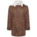 Brown Bane Trench Coat Original Distressed From The Movie The Dark Knight Rises - Image 2