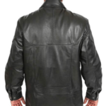 MEN'S BLACK REAL LEATHER COAT (Copy) - Image 3