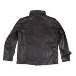Cafe Racer Black Leather Jacket Men’s - Image 5