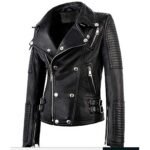 Genuine Leather Biker Jacket Women’s
