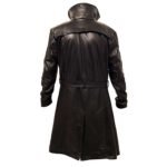 Men's Genuine Long Leather Trench Coat - Image 4