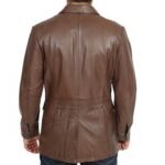 Men Cafe Racer Slim Fit Blazer Coat - Image 3