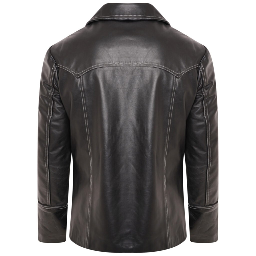 Blackout Brad Pitt Fight Club Movie Men's Jacket