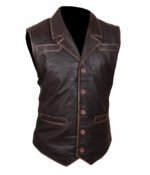 Brown Hell On Wheels Vest Cullen Bohannan - Image 4