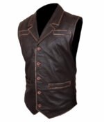 Brown Hell On Wheels Vest Cullen Bohannan - Image 2