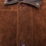 Longmire Robert Taylor Long Brown Suede Coat - Image 6