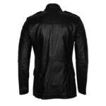 Men’s Black Leather Coat - Image 3
