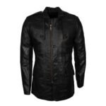 Men’s Black Leather Coat