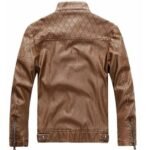 Cafe Racer Retro Jacket Men’s In Brown Leather - Image 3