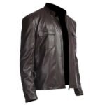Men’s Brown Biker Soft Leather Jacket