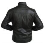 Men’s Leather Cafe Racer Shirt Style Jacket - Image 3