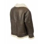 Men’s Ginger Brown Leather Jacket - Image 4