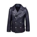 Black Leather Coat For Men