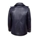 Black Leather Coat For Men - Image 3