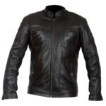 Men’s Biker Brown Retro Jacket In Leather - Image 2