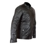 Men’s Biker Brown Retro Jacket In Leather - Image 4