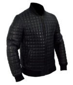 Usher New Black Bomber Jacket - Image 2