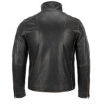 Men’s Vintage Cafe Racer Jacket In Leather - Image 3