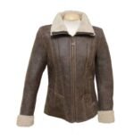 Women's Aviator Leather Jacket