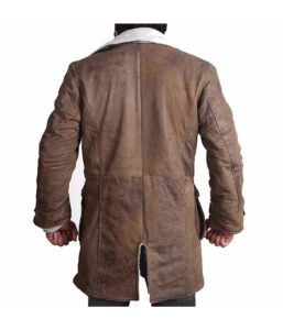 Brown Bane Trench Coat Original Distressed From The Movie The Dark Knight Rises - Image 5
