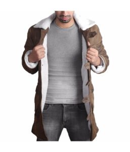 Brown Bane Trench Coat Original Distressed From The Movie The Dark Knight Rises - Image 6