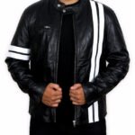 Driver San Francisco John Tanner Jacket Black Biker Slim Fit Rider Gaming Jacket