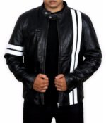 Driver San Francisco John Tanner Jacket Black Biker Slim Fit Rider Gaming Jacket