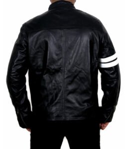 Driver San Francisco John Tanner Jacket Black Biker Slim Fit Rider Gaming Jacket - Image 3