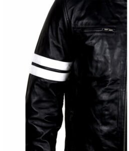 Driver San Francisco John Tanner Jacket Black Biker Slim Fit Rider Gaming Jacket - Image 4