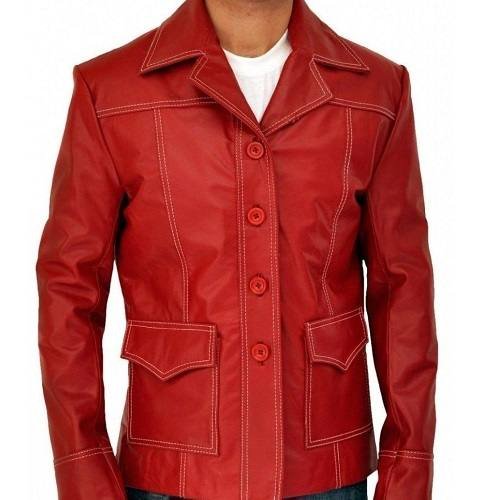 s-l1600-41.jpg Shirt Collar Red Leather Jacket - Image 1