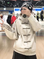 Adidas-X-Chinese-New-Lunar-Year-Faux-Suede-Leather-Bomber-Jacket-White-Unisex