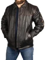 All-American-Quarter-Horse-Congress-2023-Brown-Leather-Jacket