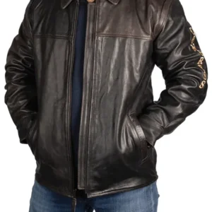 All-American-Quarter-Horse-Congress-2023-Brown-Leather-Jacket