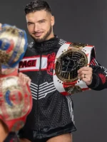 WWE NXT Ethan Page Gold Rush Bomber Jacket