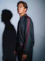 Formula-One-Team-Las-Vegas-George-Russell-Unisex-Black-Bomber-Jacket