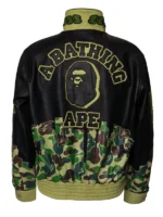 Jeff Hamilton Black Camo Leather Jacket