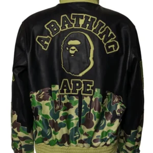 Jeff Hamilton Black Camo Leather Jacket