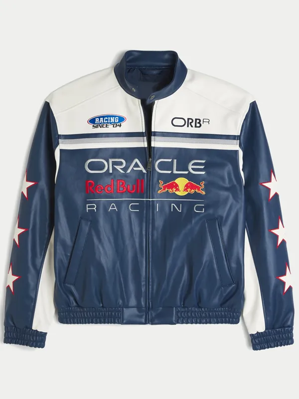 Lir-Bareket-Oracle-Red-Bull-Racing-Unisex-Blue-Leather-Jacket