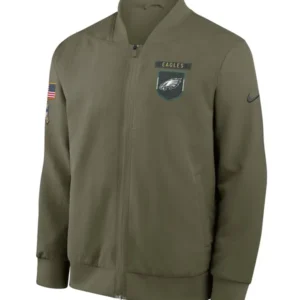 NFL-Philadelphia-Eagles-Salute-to-Service-Bomber-Jacket