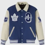 NHL Toronto Maple Leafs Wool Bomber Varsity Jacket