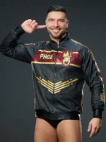 WWE NXT Ethan Page Gold Rush Bomber Jacket