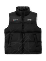 New York City UFC 322 Metro Black Puffer Vest