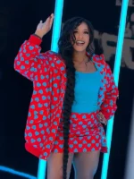 Bianca Belair BET 106 & Sport Anamika WWE Love Dot Jacket