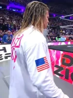 Dolph Ziggler Returns WWE Raw White Bomber Jacket