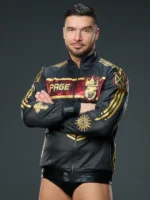 WWE NXT Ethan Page Gold Rush Bomber Jacket