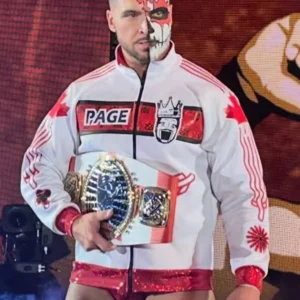 WWE NXT Ethan Page Gold Rush Bomber Jacket