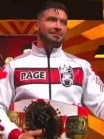 WWE NXT Ethan Page Gold Rush Bomber Jacket