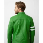 Alien Green Ben 10 Leather Jacket